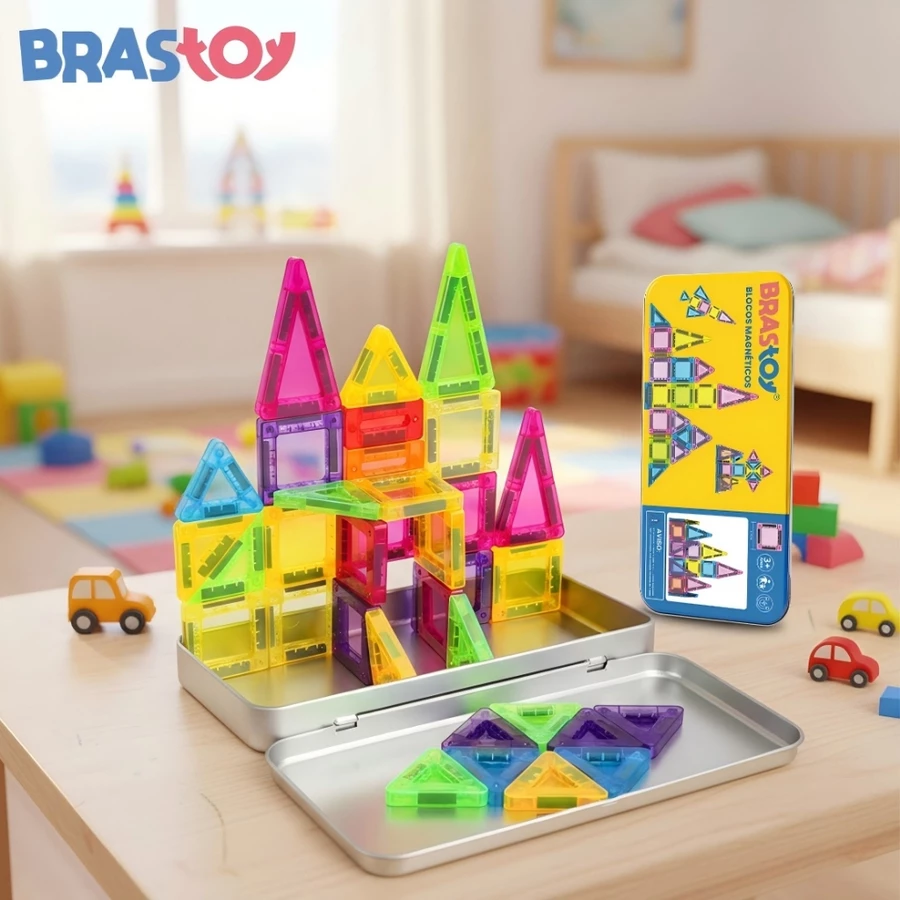 Kit de Blocos Magnéticos Brastoy — foto 1